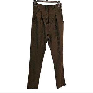 Windsor High Waist Army Green Pants 50% Rayon 44% Nylon 6% Spandex Size M